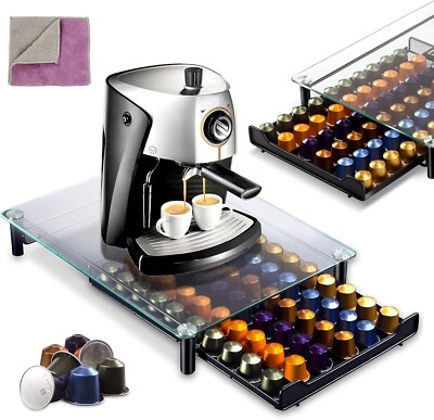 MASTERTOP Kaffeepadhalter - Wunderschöne Kaffeepad Aufbewahrung Schubladenhalter für 60 C
