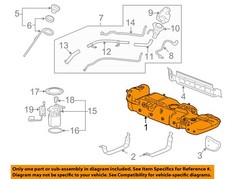 GM OEM 04-09 Escalade Fuel System Fuel System Components-Fuel Tank 20757344