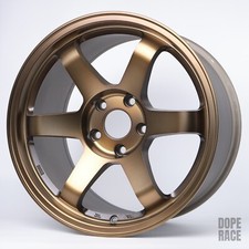 1 Pc Rota Wheels Grid - 17x10 50mm 5x114.3 73 Hub Sport Bronze