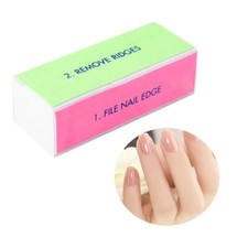 Shiner Buffing Sanding File Fa- - Nail Block 4 Way Art Manicure 6 Pcs Buffer