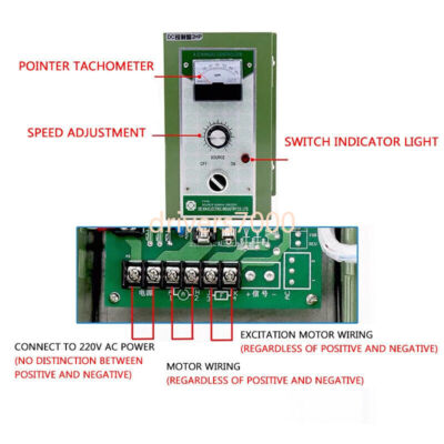 2HP DC Governor 1500W High Power 220V Motor Governor Motor Controller 1.5KW
