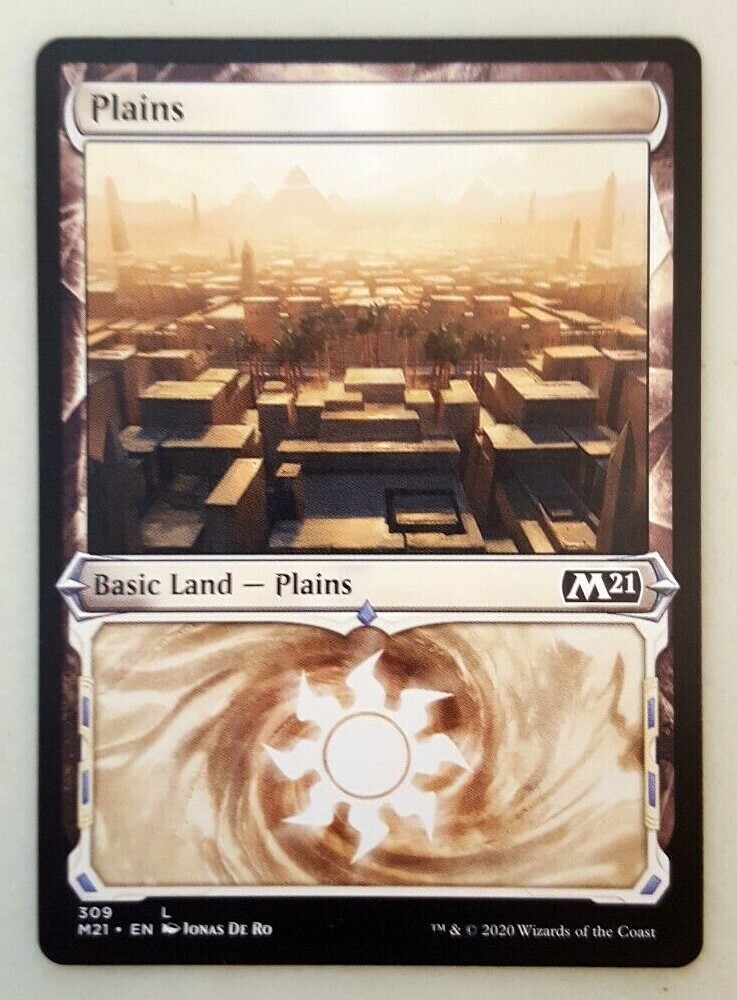 1x Plains Showcase (309) Core Set 2021 M21 MTG Magic the Gathering NM