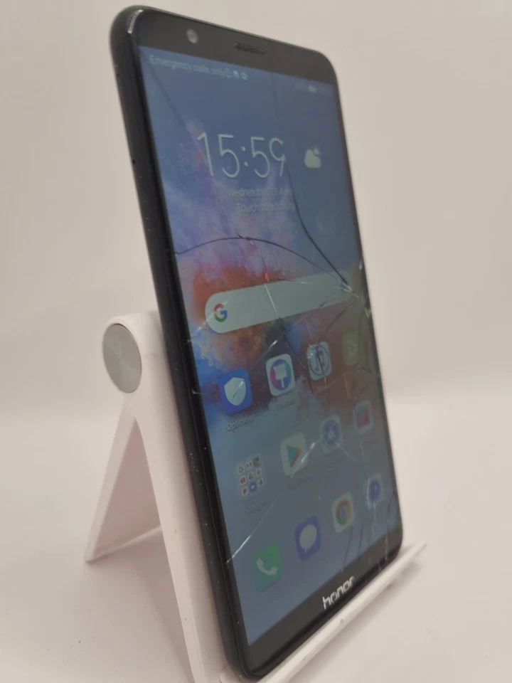 Huawei Honor 7X BND-L21 Black Unlocked 64GB 4GB Android Smartphone Cracked - Image 3 of 4
