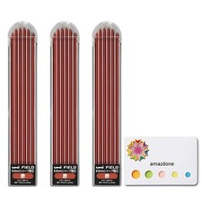 Uni Mechanical Pencil Field 2.0mm Replacement Core Red 18 Leads Sticky Notes