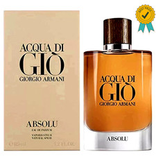 Giorgio Armani Acqua Di Gio Absolu Eau de Parfum Spray 125ml Brand NEW & Sealed