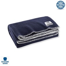 Coperta di lana Mil-Spec resistente per campeggio ed emergenza - Navy 64x90