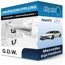 G.D.W. Anhängekupplung abnehmbar passend für Mercedes EQS Fließheck 08.21- neu