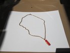 Vintage AVON 1975 'Put On The DOG'  HOT DOG in Bun Pendant Charm Chain Necklace — photo 1