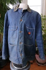Wrangler Big Ben Denim Chore coat Jacket VTG Blanket Lined Mens 48 XL USA