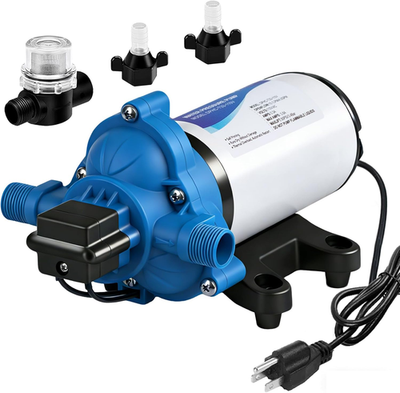 #ad 110V RV Camper Water Pressure Diaphragm Pump 4GPM 50PSI 33 Series on Demand Fr $93.24