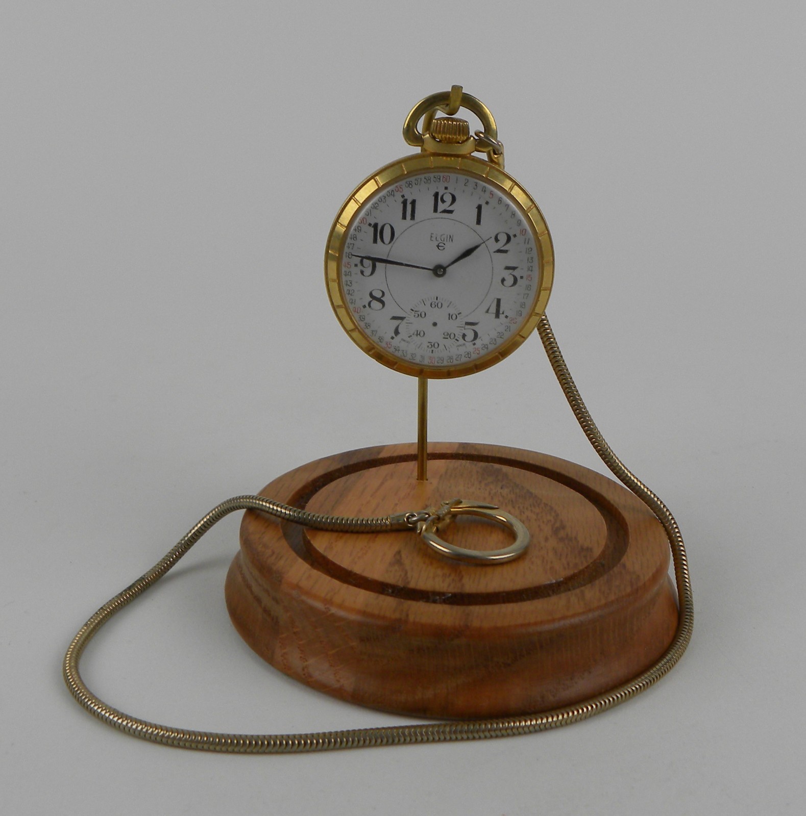 Vintage Elgin E Pocket Watch, Parts or Repair