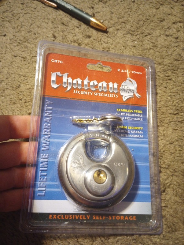 Chateau Steel Disc Padlock