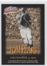 1997 Fleer Million Dollar Moments Contest Void Tom Fears #5 HOF 0q3