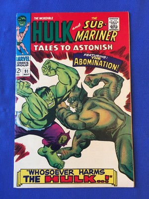 Tales to Astonish #91 VFN- (7.5) MARVEL ( Vol 1 1967) Classic cover (C)