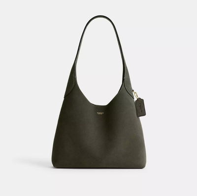 Buy Coach Brooklyn Shoulder Bag Suede Blue CW637 #BS1534 online | eBay