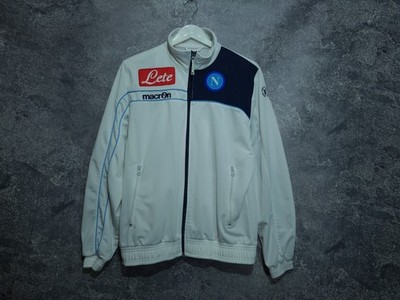 SSC Napoli Macron Lete 2011-2012 Track Zip Jacket Mens Size L