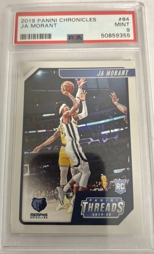2019-20 Panini Chronicles - Threads Ja Morant #84 (RC) PSA 9