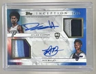 Dylan Harper Ace Bailey 2025 Topps Inception #DR-DA Blue Dual RC Patch Auto /25