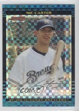 2002 Bowman Chrome Draft Picks & Prospects X-Fractor /150 Nic Carter #BDP73 1c8