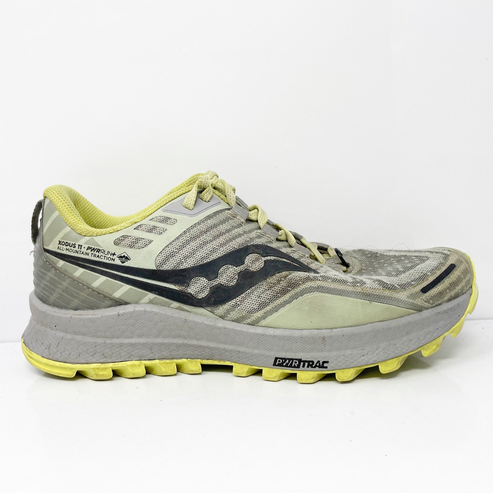 Saucony Womens Xodus 11 S10638-35 Gray Running Shoes Sneakers Size 7.5