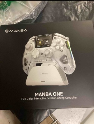 Manba One Interactive Screen Controller, Full Color Display, White