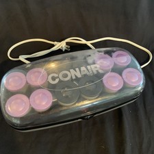 CONAIR Xtreme Hot Rollers Hair Curler Heated 12 Jumbo Big Curls Clips 1.5  1.75  