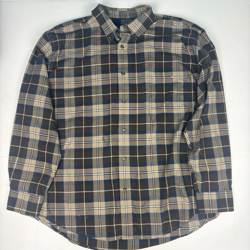 Camisa xadrez Alice In Chains adulto XXL upcycled manga longa grunge rock botão para cima - Imagem 2 de 4