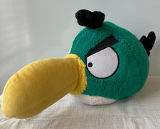ANGRY BIRDS Hal Toucan Green Bird Plush Closed Beak Commonwealth - No Sound