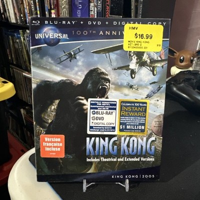 King Kong (2005) Universal 100th Anniversary Blu-ray New With Slipcover 