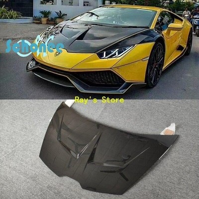 Carbon Fiber Front Hood Scoop Engine Cover For Lamborghini Huracan LP580 LP610