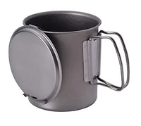 Snow Peak Titanium Trek 700 Cookset - Durable Titanium Camping Cookware Set -