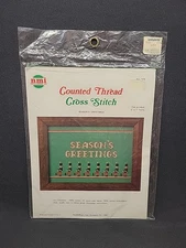 Needle Magic Vintage Counted Cross Stitch Kit 526 Season’s Greetings Drummer Boy