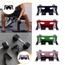 Supporto per bilanciere triplo per squat rack, gancio per bilanciere in metallo,