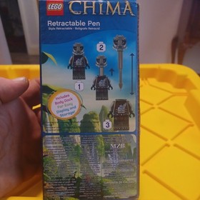 Lego Chima Laval Retractable Stationery Character Pen New