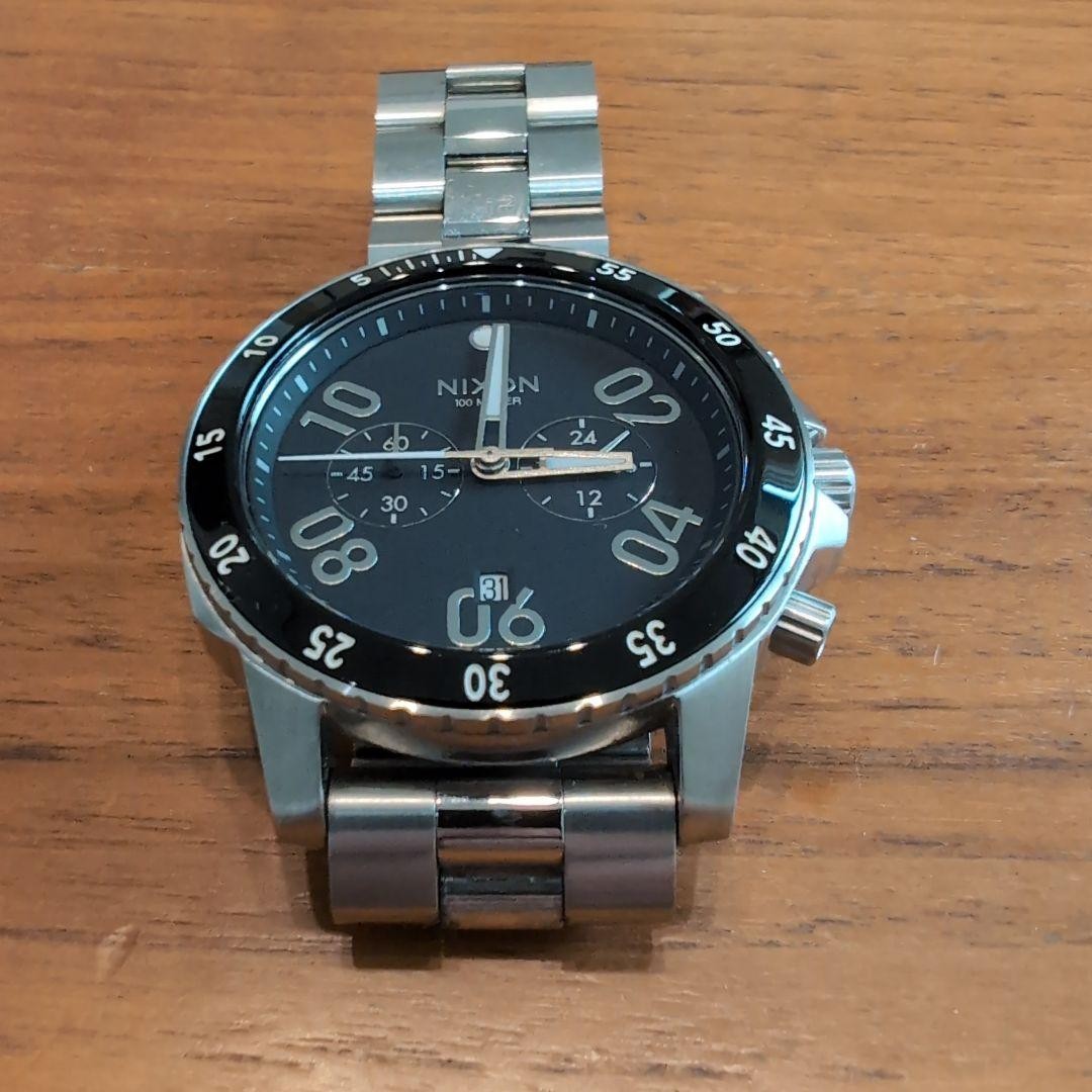 NIXON Ranger Chrono Black Watch Box Papers and Receipt Included and image 5