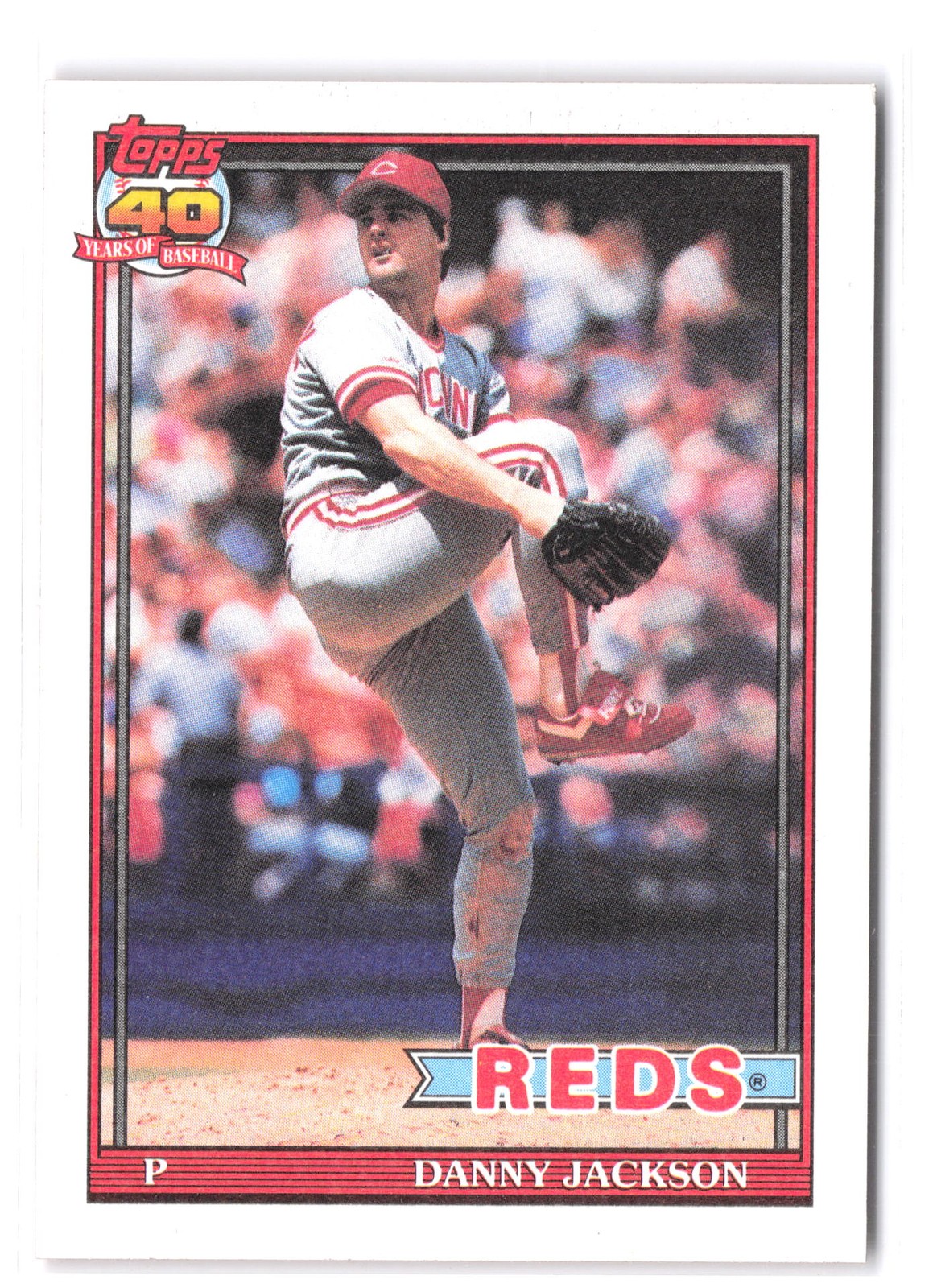 Danny Jackson 92 NM 1991 Topps Base Baseball