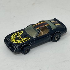 Vintage 1977 Hot Wheels Hot Bird Black Pontiac Firebird Trans Am Diecast Car