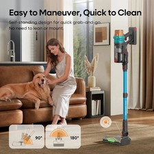 50000Pa Powerful Cordless Vacuum 70Mins 600W Dyson Type Stick Pet Hair Carpet UK