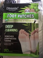 Nisunie Good Sleep Foot Patches - 1 Packs, 10 Pcs. Bamboo Charcoal And Green Tea