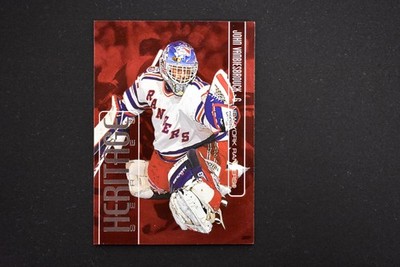 John Vanbiesbrouck 1999-00 ITG Be A Player Memorabilia Heritage Red /1000 #H-04