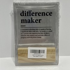 Difference Maker Gifts for Women Men, Appreciation Clear B 