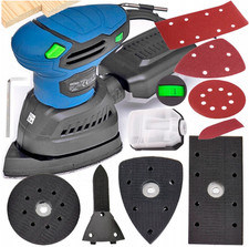 Levigatrice Orbitale Multifunzione 4 in 1 Per Superfici Legno e Metallo 1200W