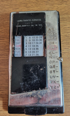 Vintage Phone Listing Desk Model Laura Farmers Elevator Laura Ill Advertising