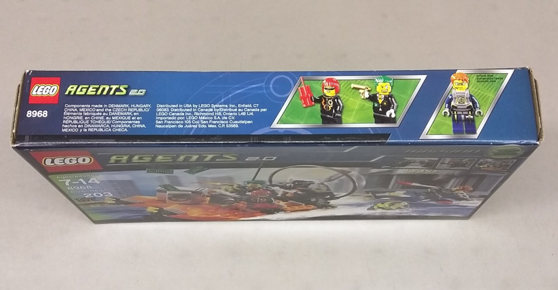 LEGO Agents 2.0 8968 River Heist NEW! Swamp Boat Jetski Fuse