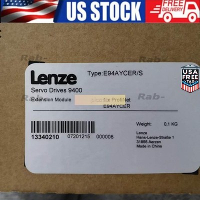 One Lenze E94AYCER/S E94AYCER Extension Module New In Box Expedited Shipping