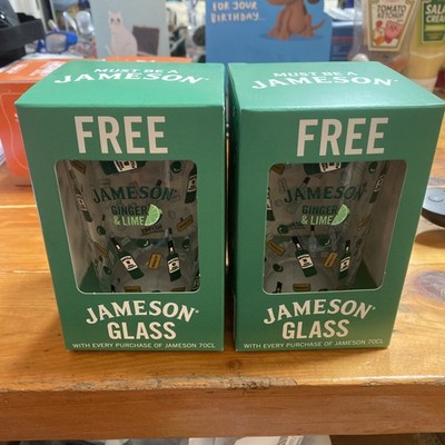 Jameson Ginger & Lime Glas Gratis Geschenk Whisky Becher Sammlerstück Neu