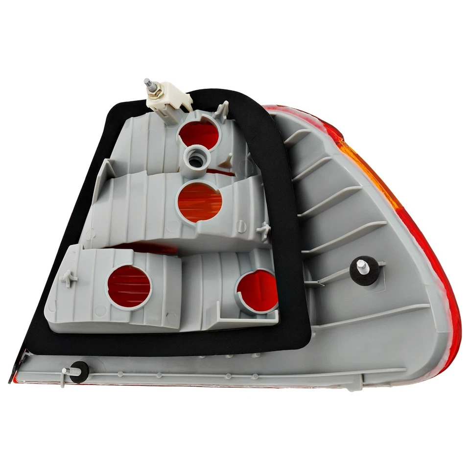 Luz trasera para BMW 325i y 325xi y 330i LH 2002-2005 sedán exterior ámbar y lente roja Foto 4 de 4