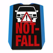 Notfall mit dem PKW Parkscheibe mit Auto Motiv in schwarz und 2