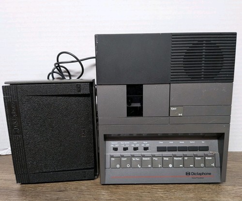 Dictaphone 3720 Micro Cassette Dictation Transcriber Desktop Mini Tape Recorder