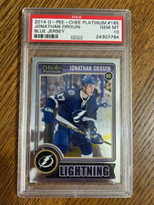 2014 O-Pee-Chee Platinum Jonathan Drouin PSA 10 OPC RC #185 Blue Jersey